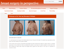 Tablet Screenshot of breastsurgery.co.za